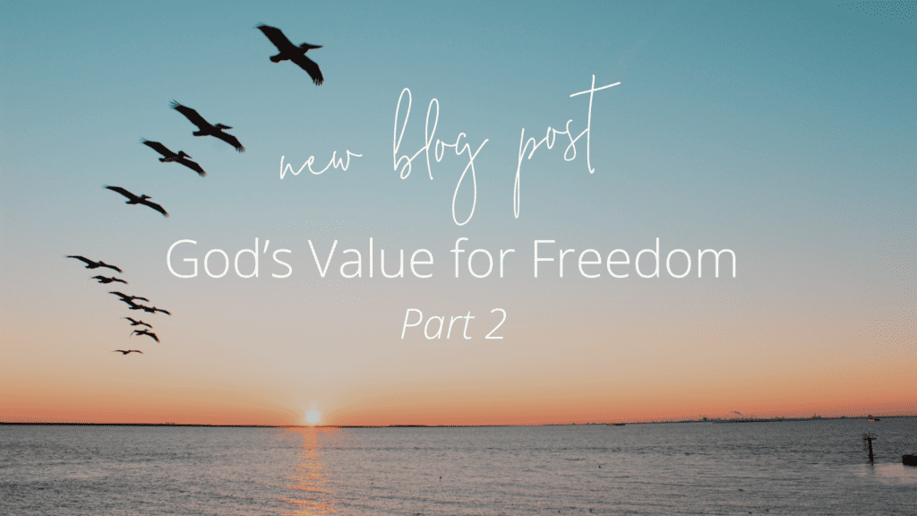 God's Value for Freedom Part 2 