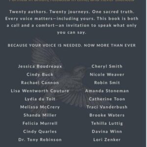finding your voice book back cover image